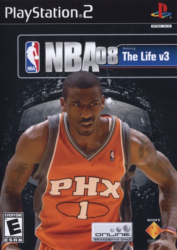 NBA 08 box art for Playstation 2